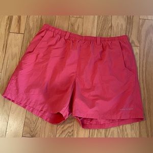 Columbia PFG Omni Shade Nantucket Red Lined Swim Shorts Trunks Mens size XL